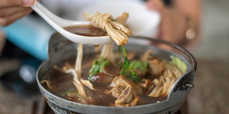 Món Bak Kut Teh mang vị thanh thanh cực ngon miệng