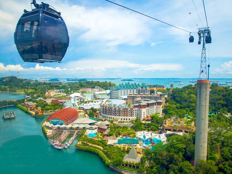 Đảo Sentosa giúp du khách có trải nghiệm đáng nhớ tại Singapore